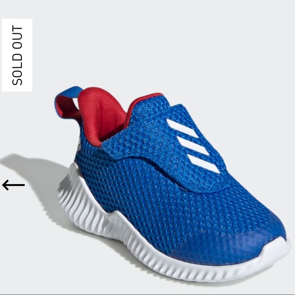 Adidas blue forta run AC sneakers size 4 Toddler